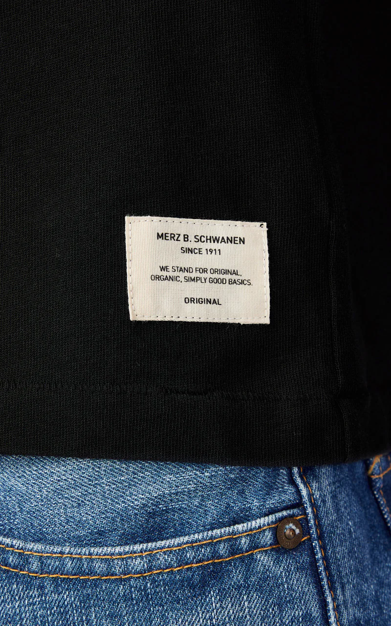 Merz b. Schwanen CTOS04 Oversized Crew Neck Tee Charcoal - Image 6