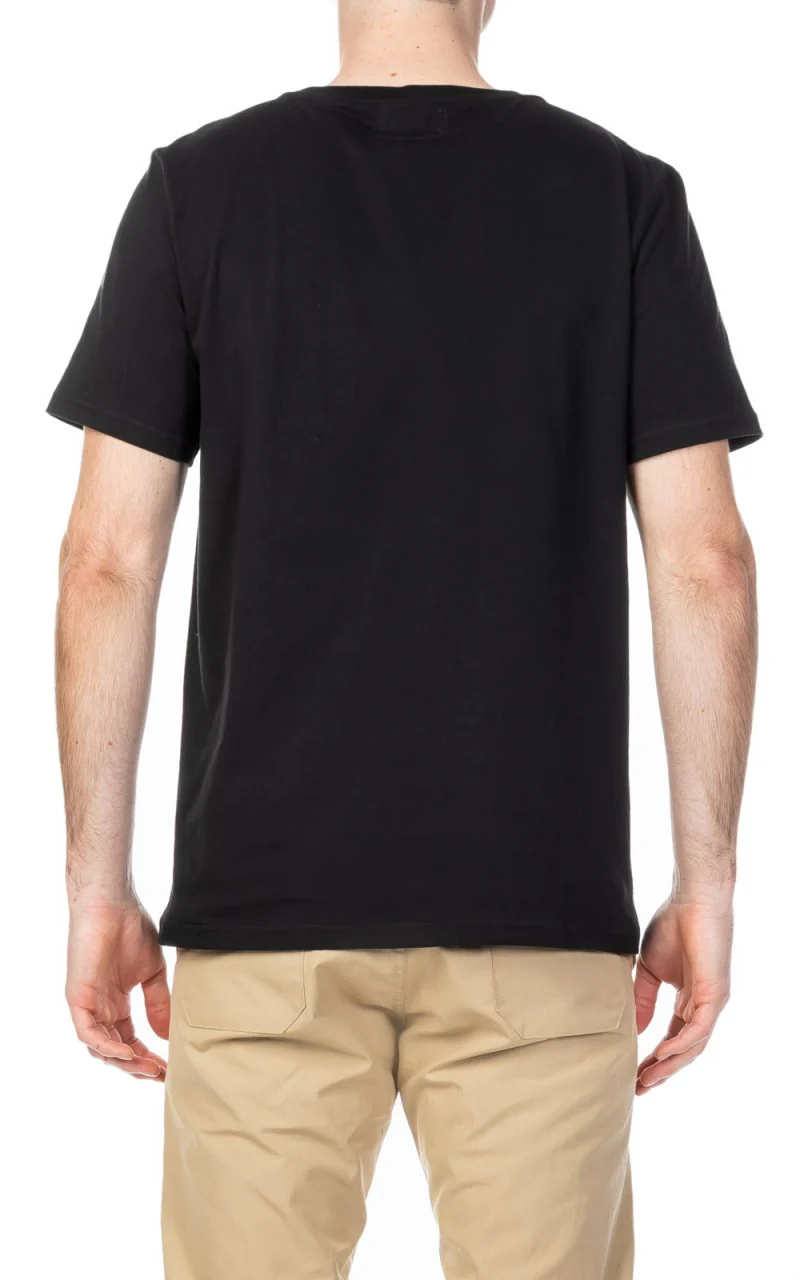 Merz b. Schwanen CTP01 Crew Neck Pocket Tee Deep Black - Image 4