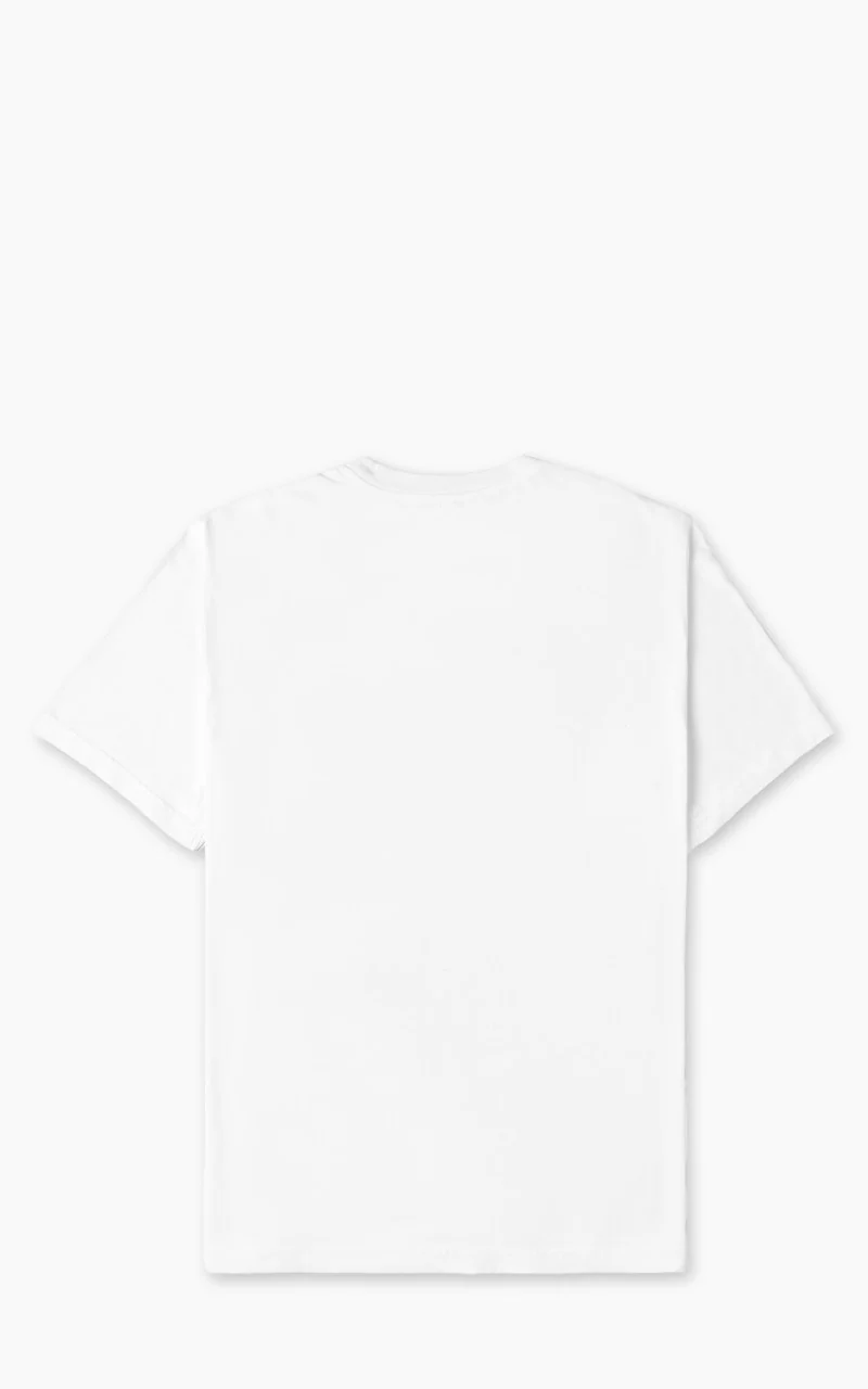 Merz b. Schwanen CTP01 Crew Neck Pocket Tee White - Image 2