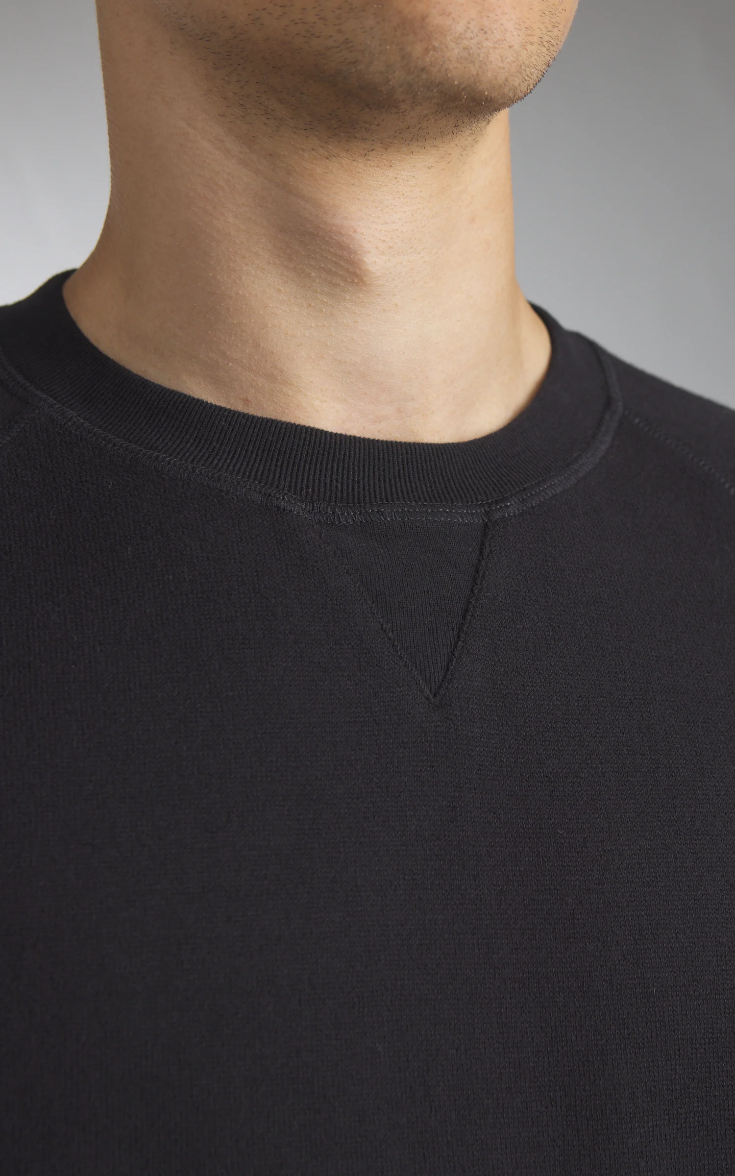 Merz b. Schwanen EASYCREW01 Sweatshirt Deep Black - Image 4