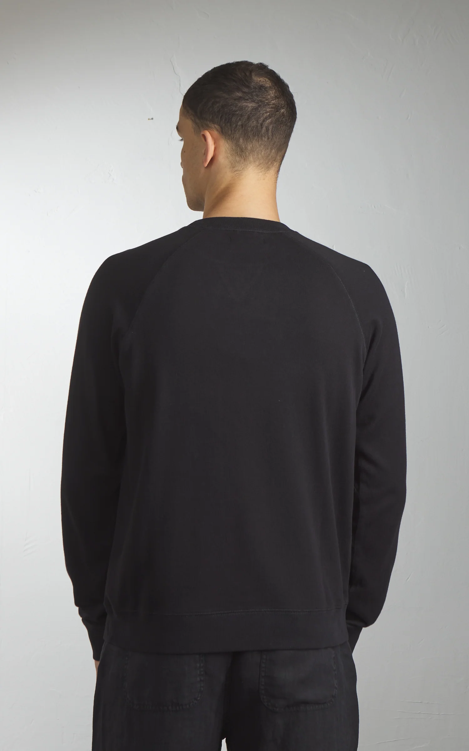 Merz b. Schwanen EASYCREW01 Sweatshirt Deep Black - Image 6