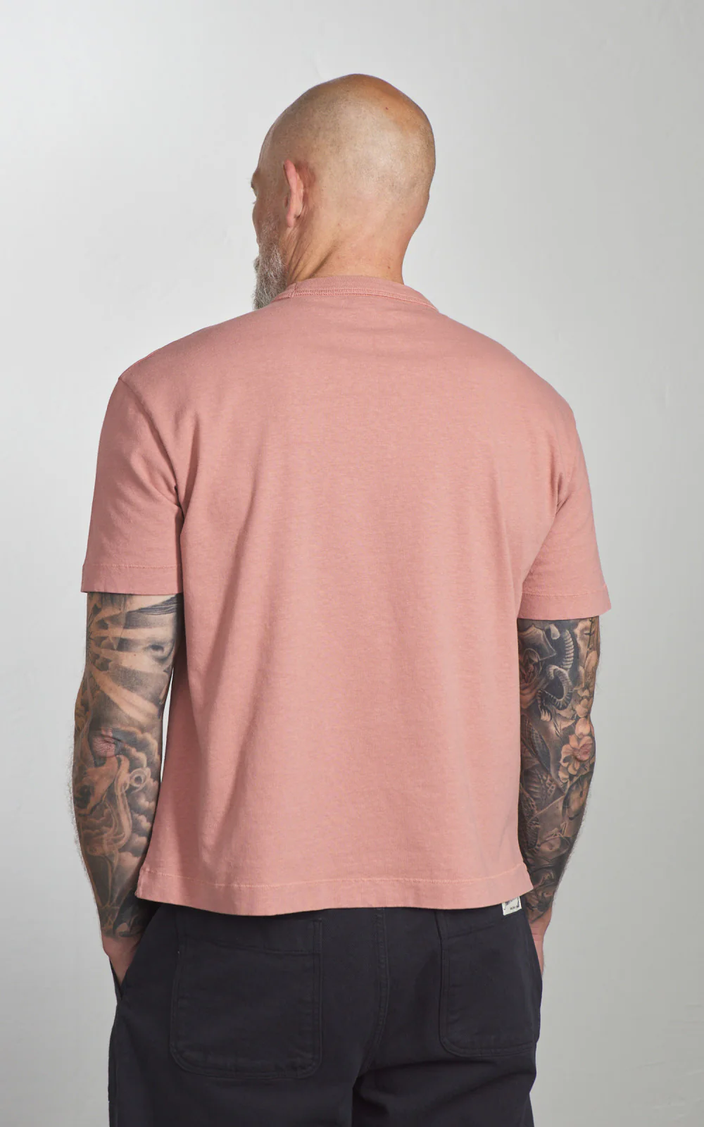 Merz b. Schwanen GHP01 Boxy Oversized T-Shirt Rosewood - Image 6