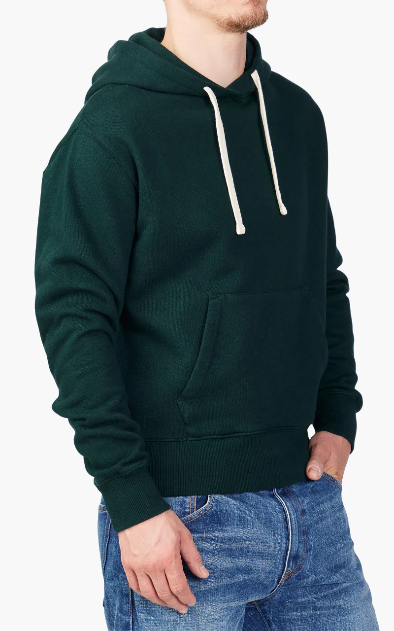 Merz b. Schwanen HD31 Hooded Sweater College Green - Image 3