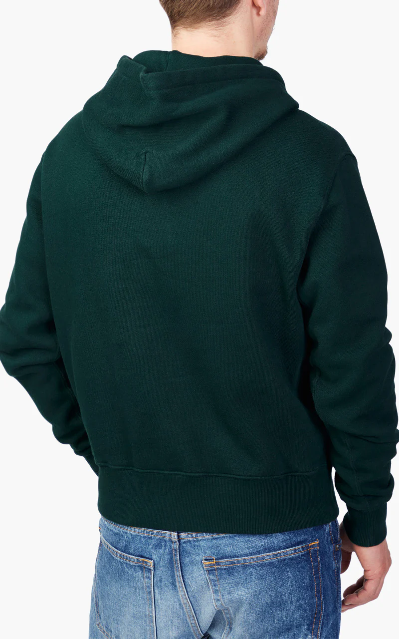 Merz b. Schwanen HD31 Hooded Sweater College Green - Image 4