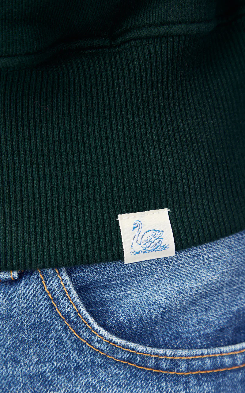 Merz b. Schwanen HD31 Hooded Sweater College Green - Image 7