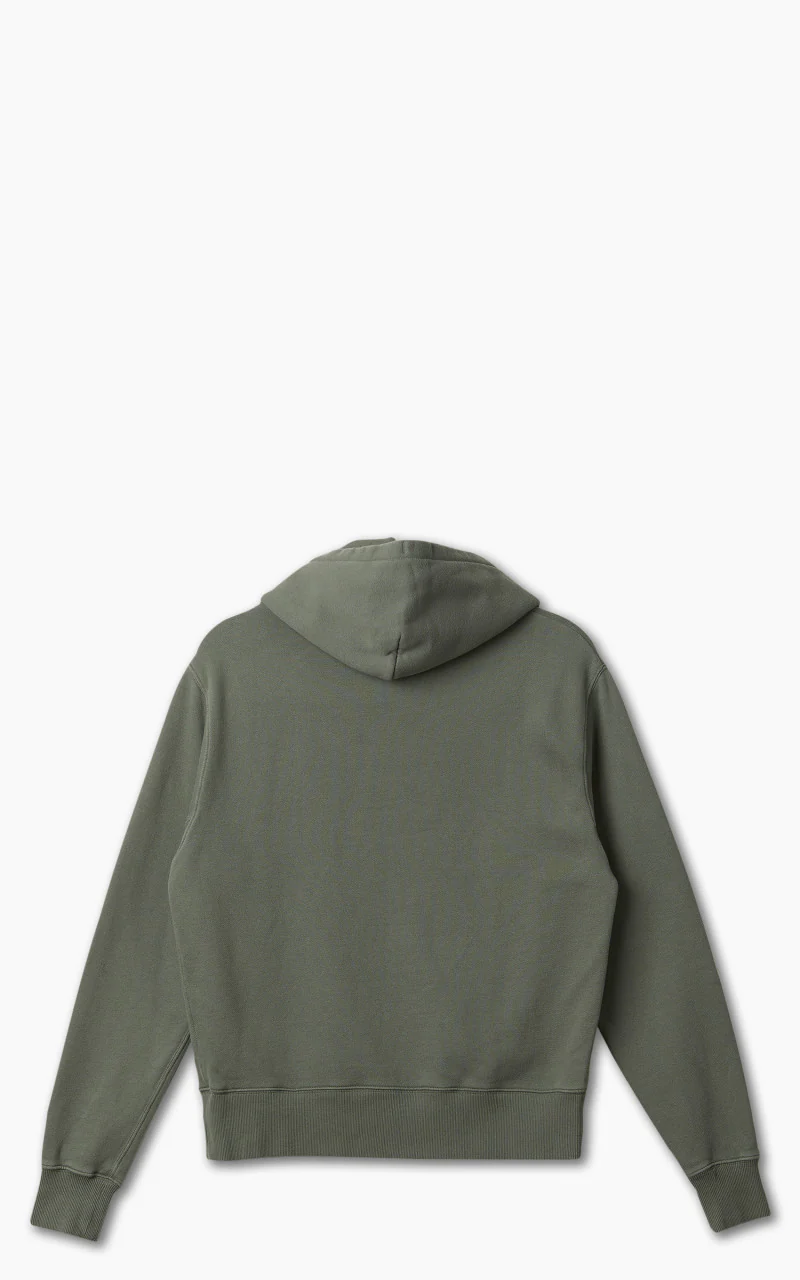 Merz b. Schwanen HD31 Hooded Sweater Green Stone - Image 3