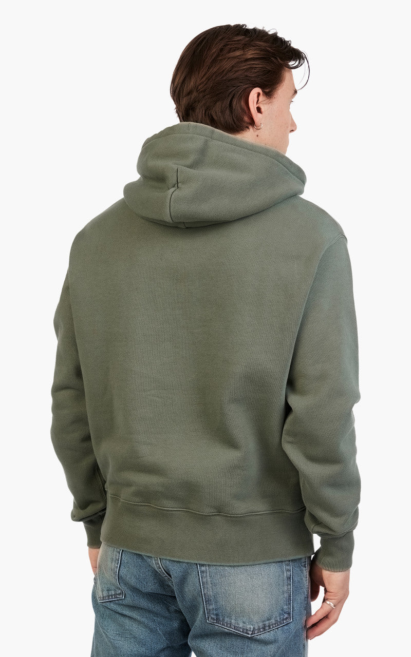 Merz b. Schwanen HD31 Hooded Sweater Green Stone - Image 5