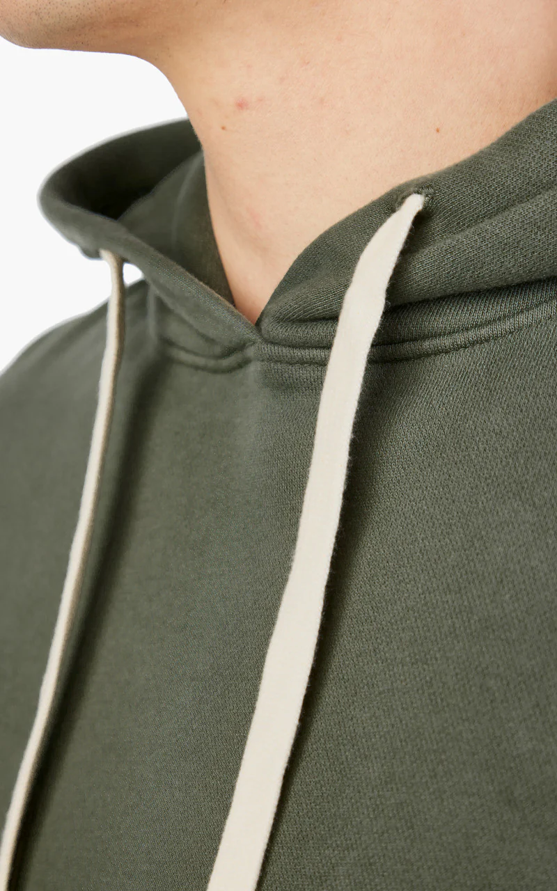 Merz b. Schwanen HD31 Hooded Sweater Green Stone - Image 7