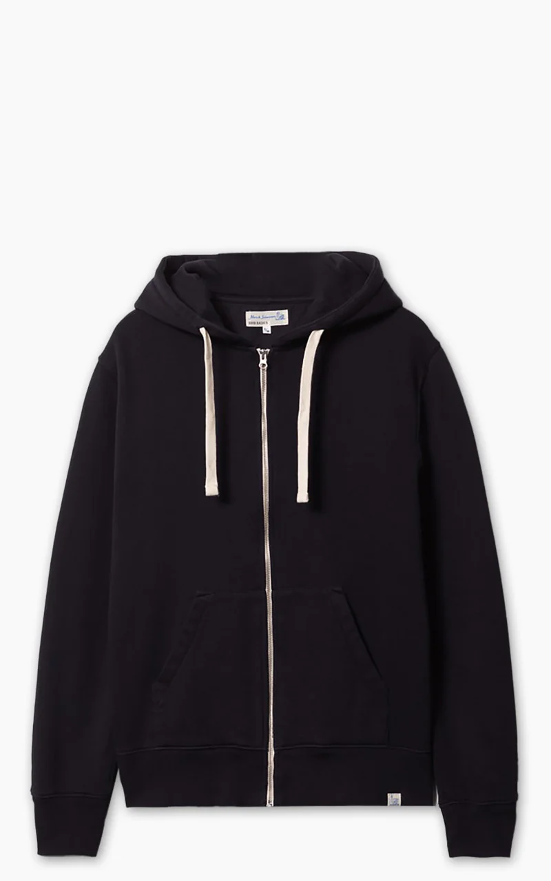 Merz b. Schwanen HDJKT02 Hooded Zip Jacket Charcoal