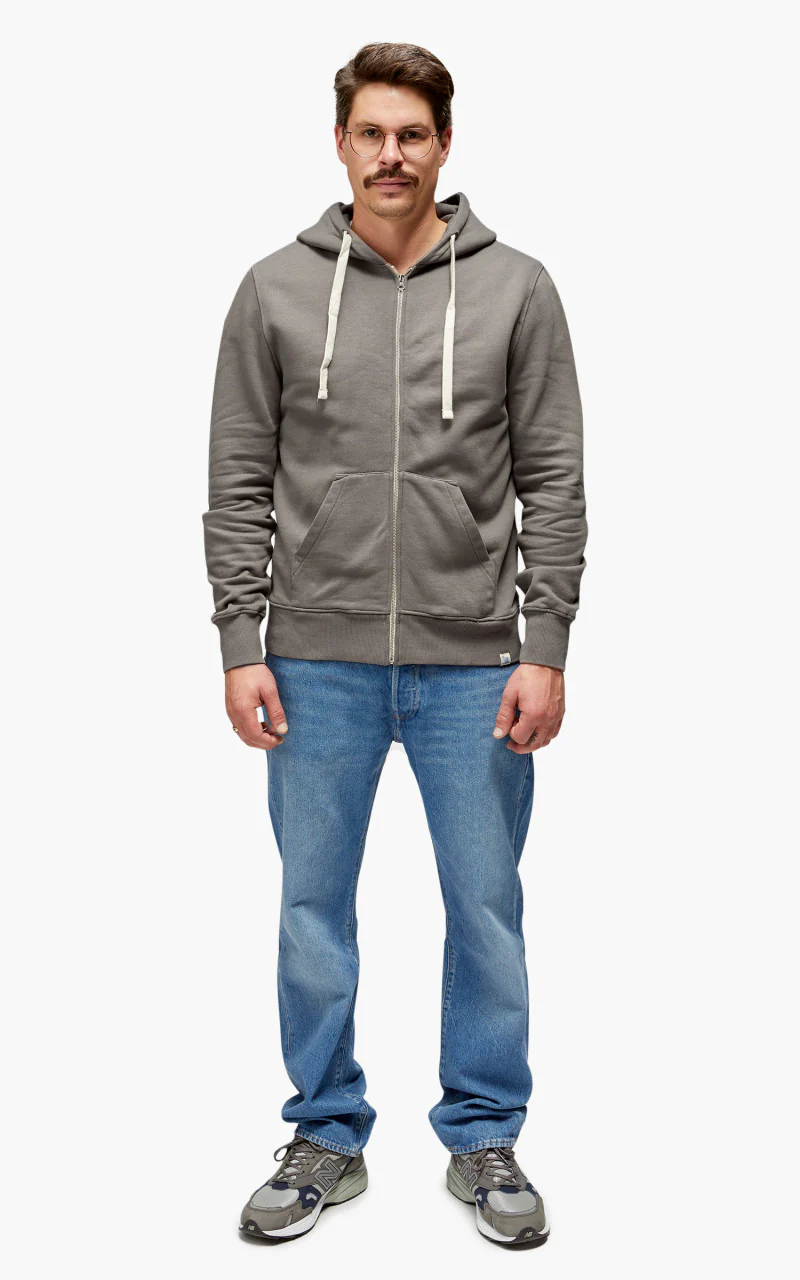 Merz b. Schwanen HDJKT02 Hooded Zip Jacket Grain - Image 2