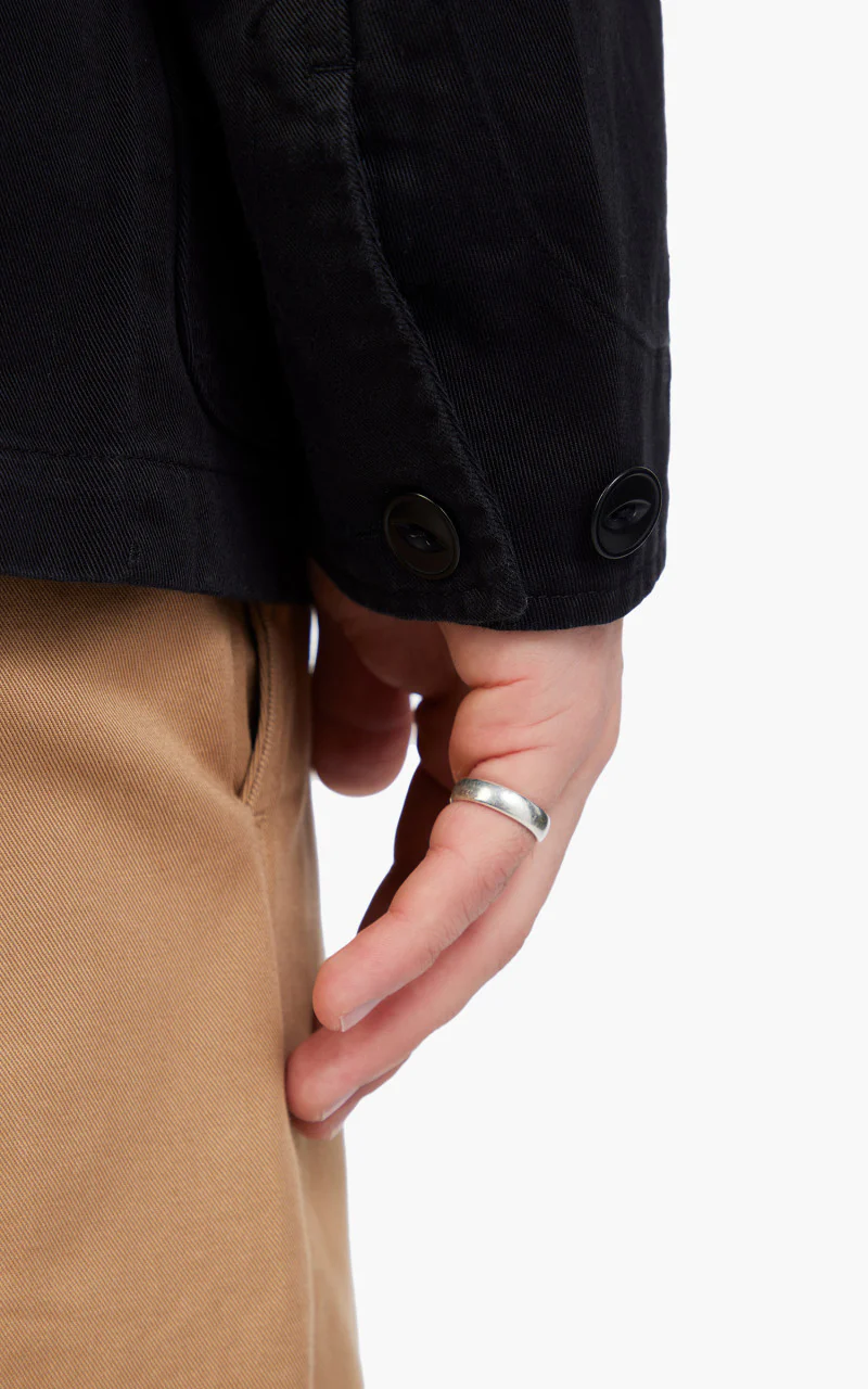 Merz b. Schwanen JKT01 4-Pocket Jacket Relaxed Black - Image 6