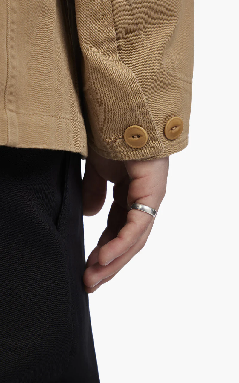 Merz b. Schwanen JKT01 4-Pocket Jacket Relaxed Khaki - Image 6