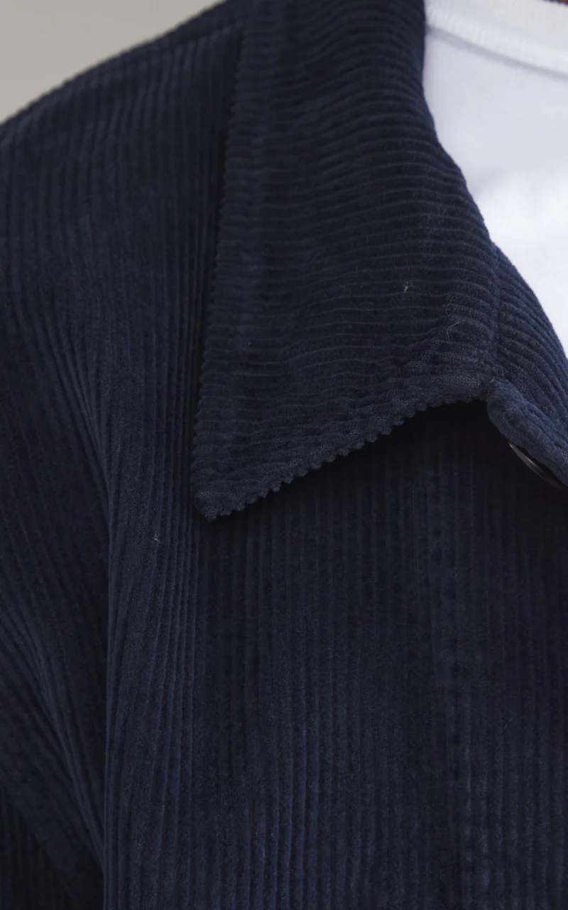 Merz b. Schwanen JKT03C Corduroy Jacket Dark Navy - Image 4