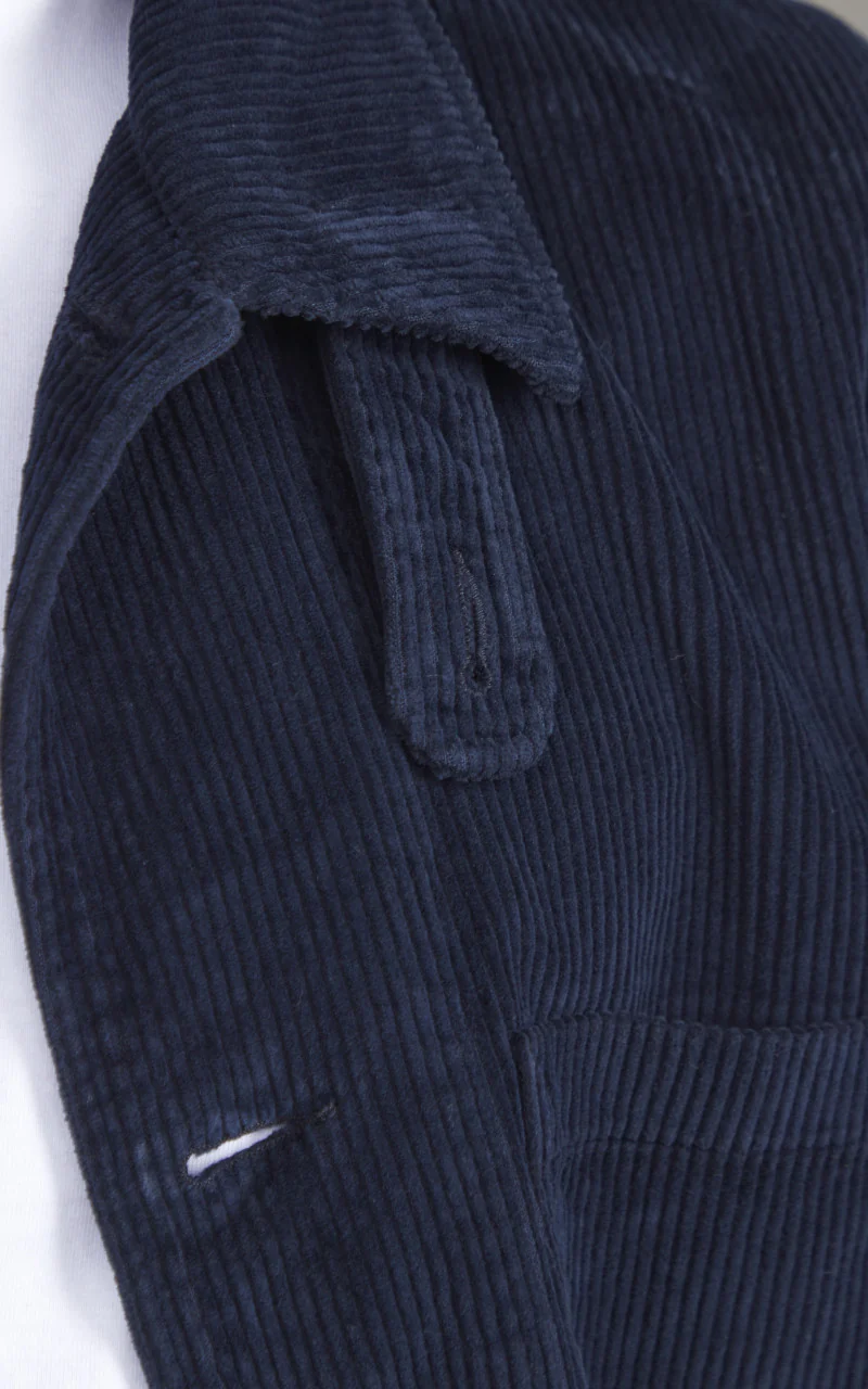 Merz b. Schwanen JKT03C Corduroy Jacket Dark Navy - Image 5