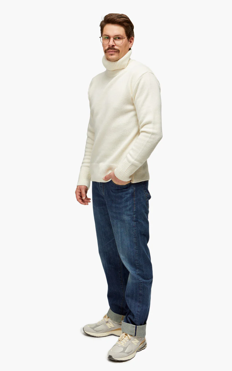 Merz b. Schwanen LOCT01 Roll Neck Pullover Nature - Image 3