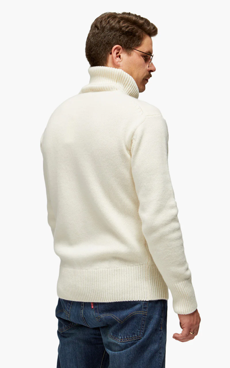 Merz b. Schwanen LOCT01 Roll Neck Pullover Nature - Image 6