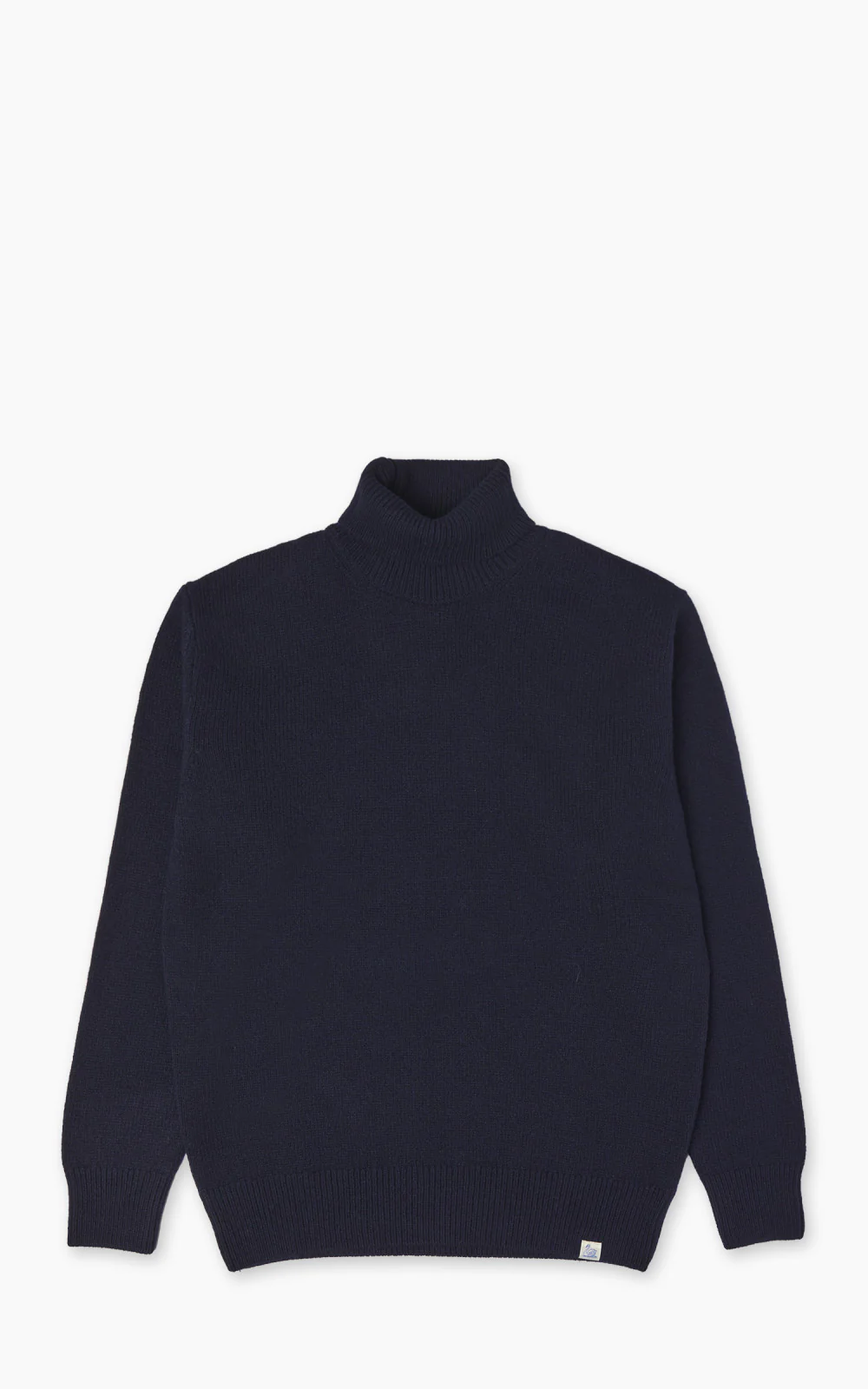 Merz b. Schwanen LOCT01 Roll Neck Pullover Wool Dark Navy