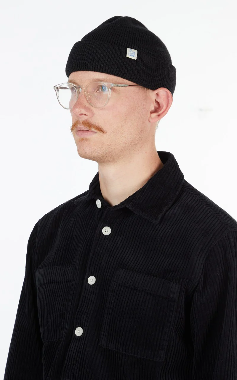 Merz b. Schwanen MWBN05 Merino Beanie Black - Image 4