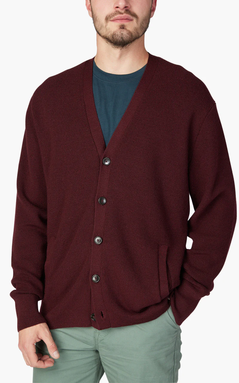 Merz b. Schwanen MWCDG01 Cardigan Burgundy - Image 4