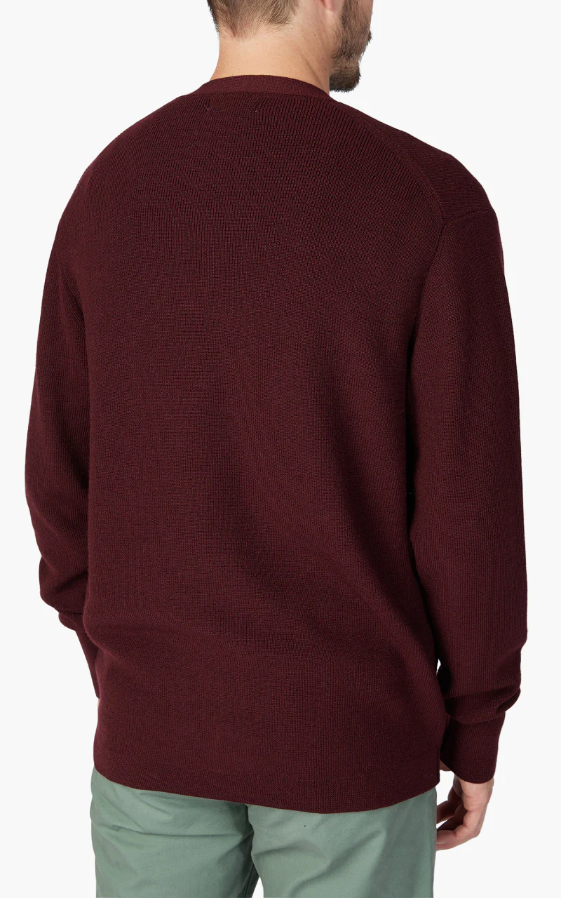 Merz b. Schwanen MWCDG01 Cardigan Burgundy - Image 7