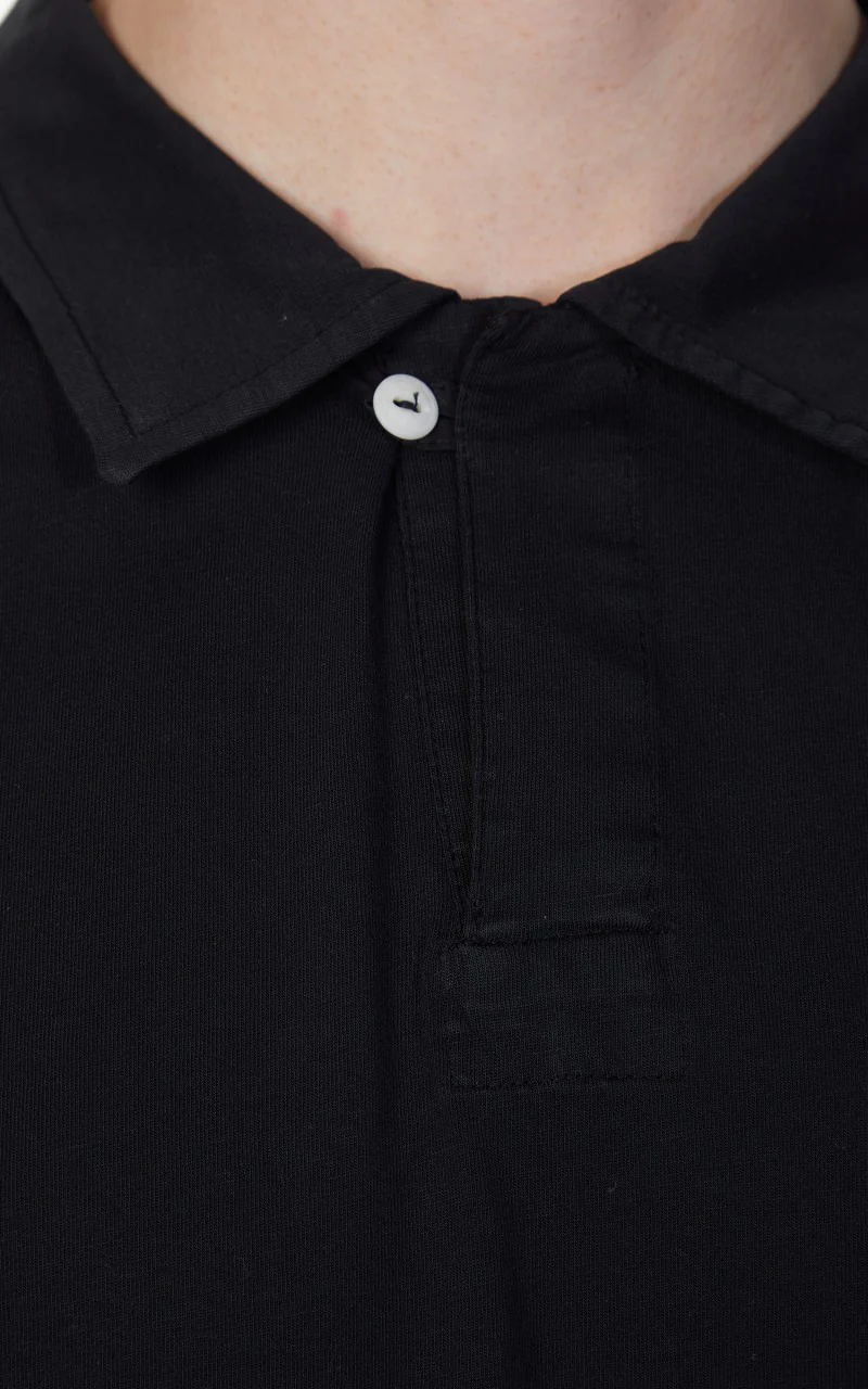 Merz b. Schwanen PLP02 Polo Pocket Shirt Deep Black - Image 7