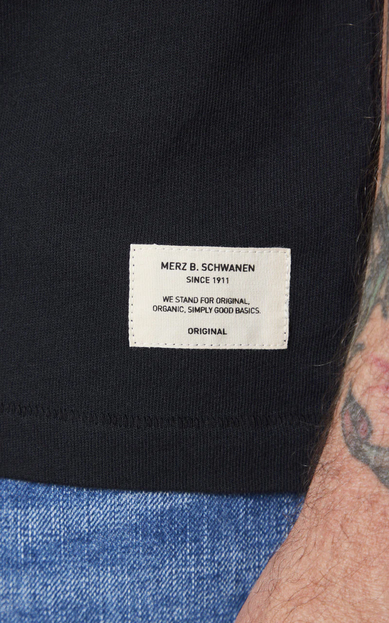 Merz b. Schwanen PLP04 Polo Shirt Charcoal - Image 6