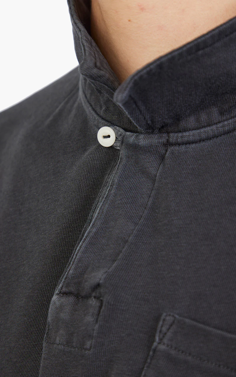 Merz b. Schwanen PLP04 Polo Shirt Graphite - Image 5