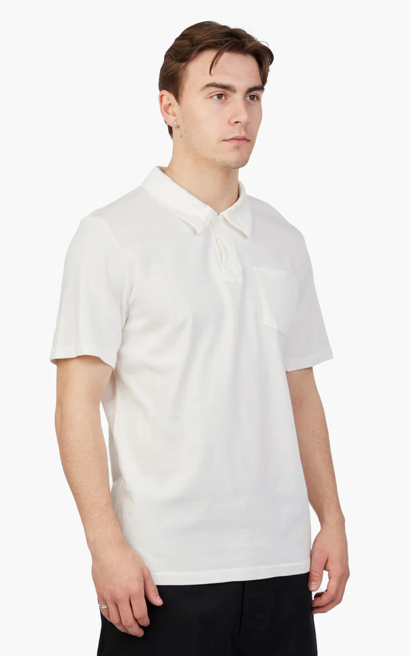 Merz b. Schwanen PLP04 Polo Shirt White - Image 2
