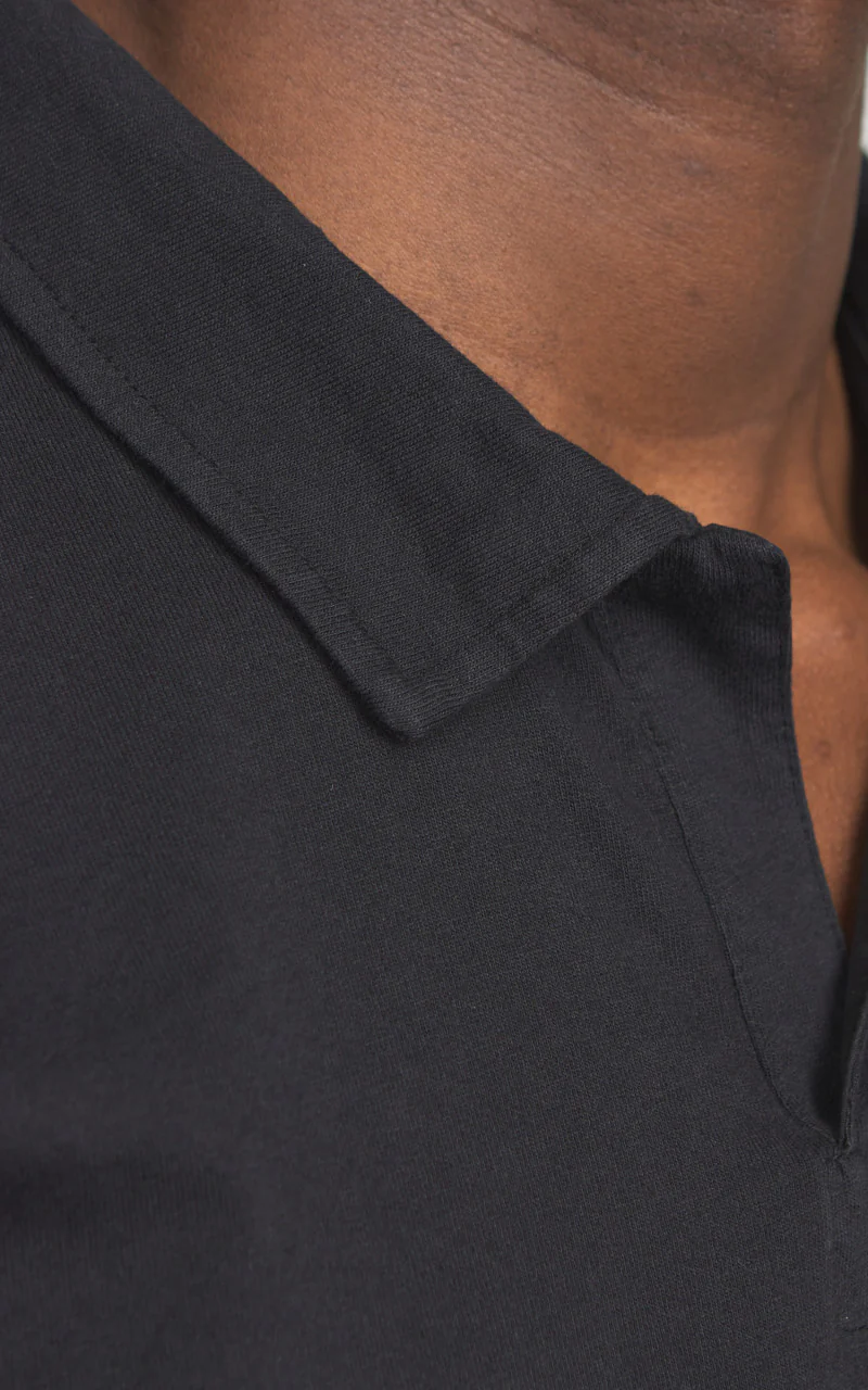 Merz b. Schwanen POLO01 Polo Tee Black - Image 4