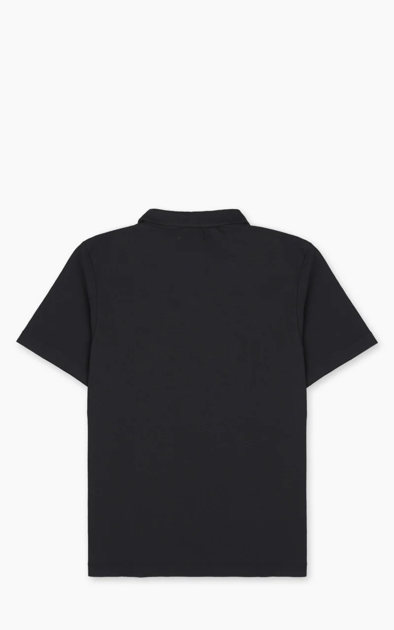 Merz b. Schwanen POLO01 Polo Tee Black - Image 7