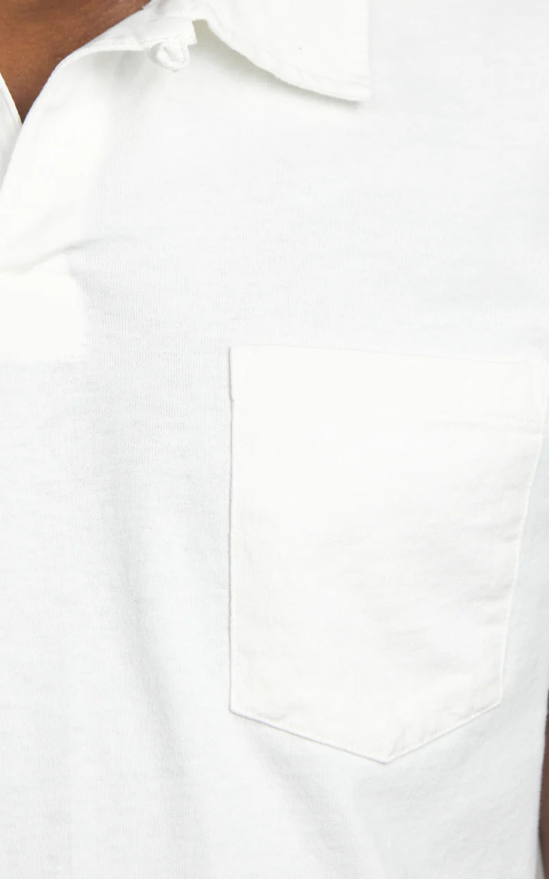 Merz b. Schwanen POLO01 Polo Tee White - Image 5