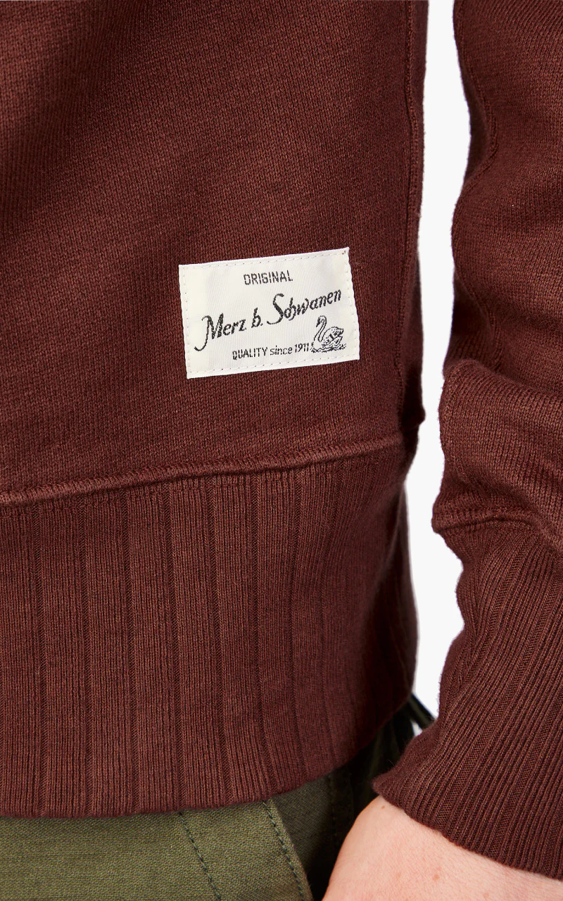 Merz b. Schwanen RFC01 Sweatshirt Chestnut - Image 6