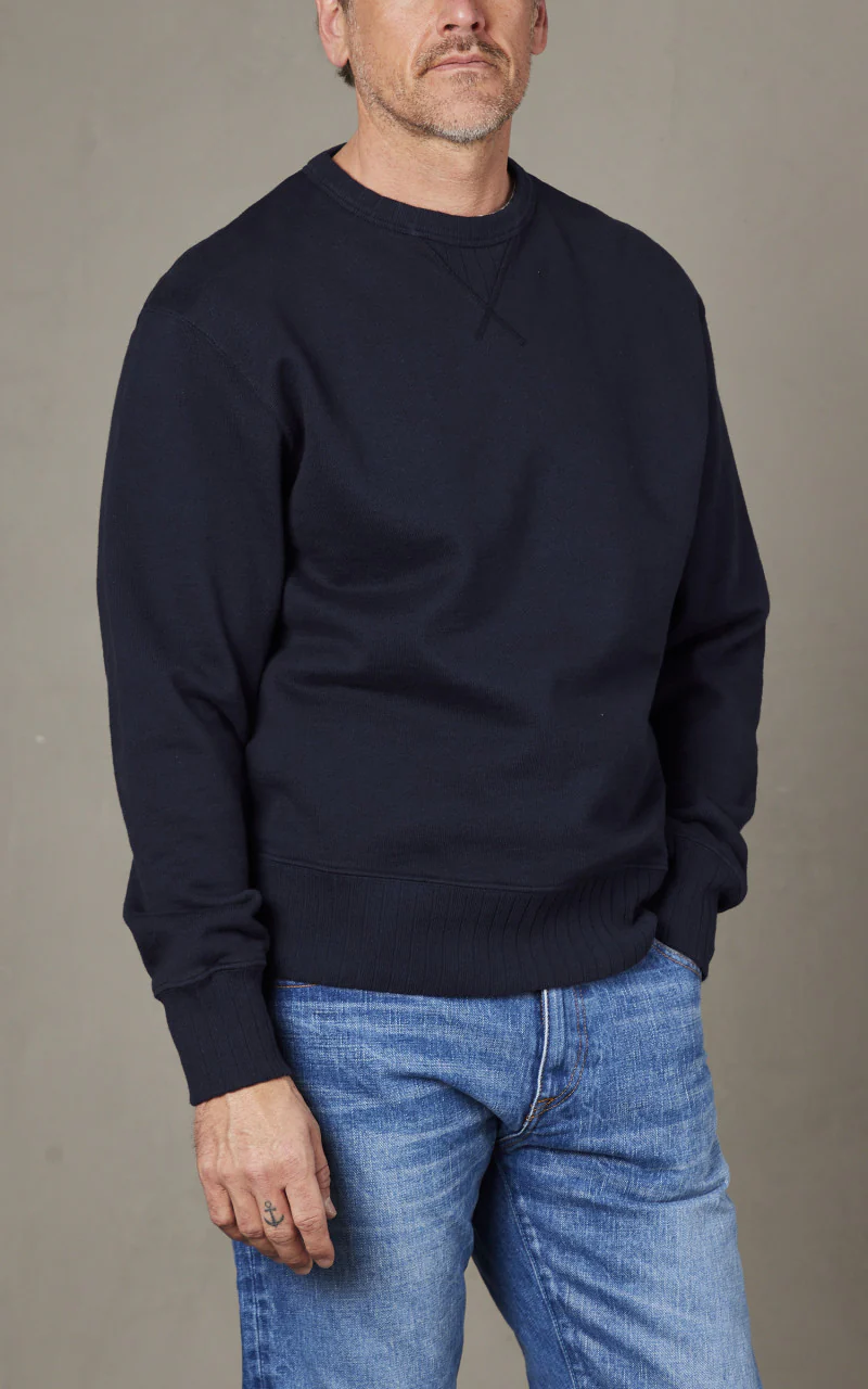Merz b. Schwanen RFC01 Sweatshirt Dark Navy - Image 3
