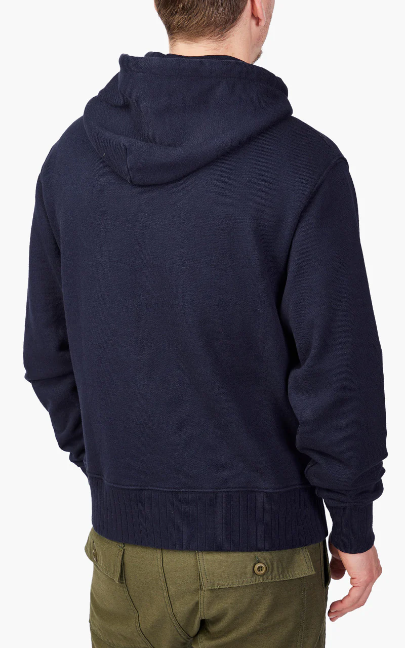 Merz b. Schwanen RFHD01 Hoodie Dark Navy - Image 5