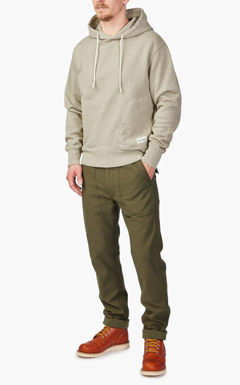 Merz b. Schwanen RFHD01 Hoodie Grey Melange Vintage - Image 2