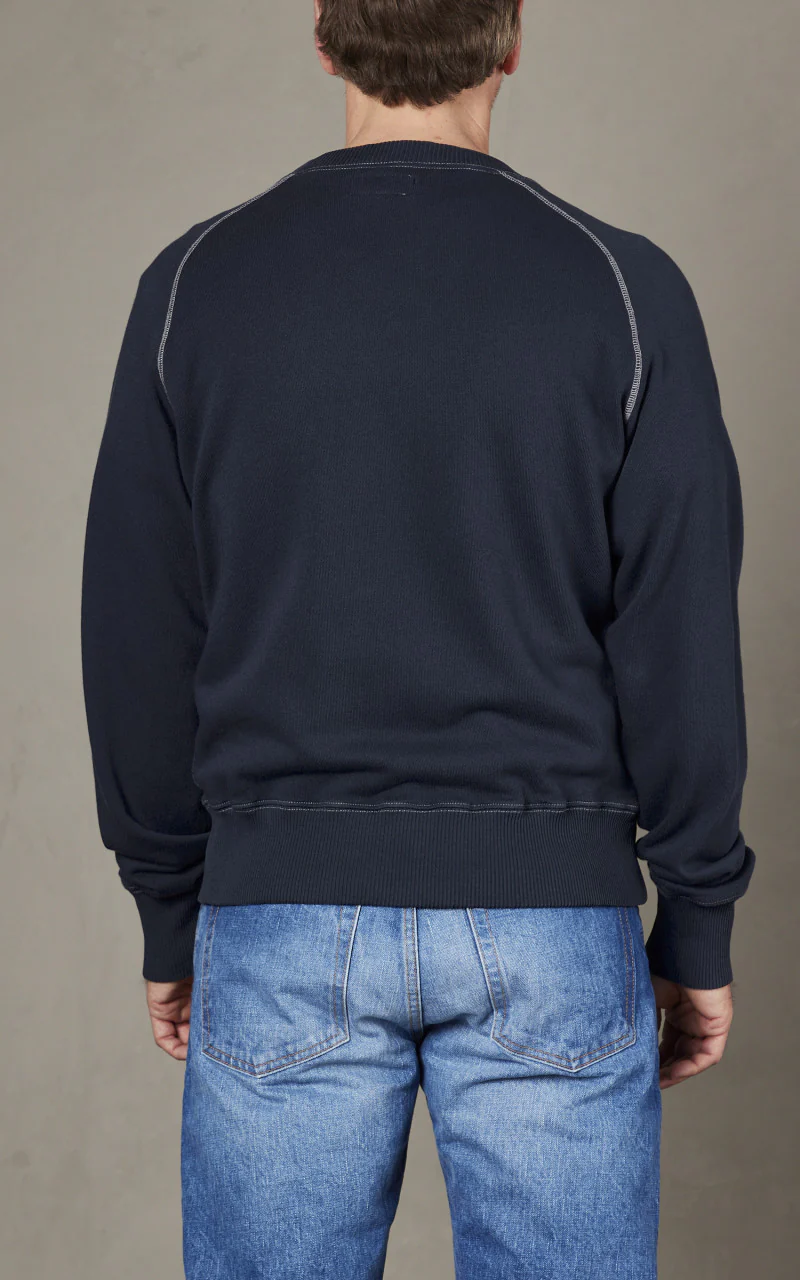 Merz b. Schwanen RGSW01 Sweatshirt Denim Blue - Image 4