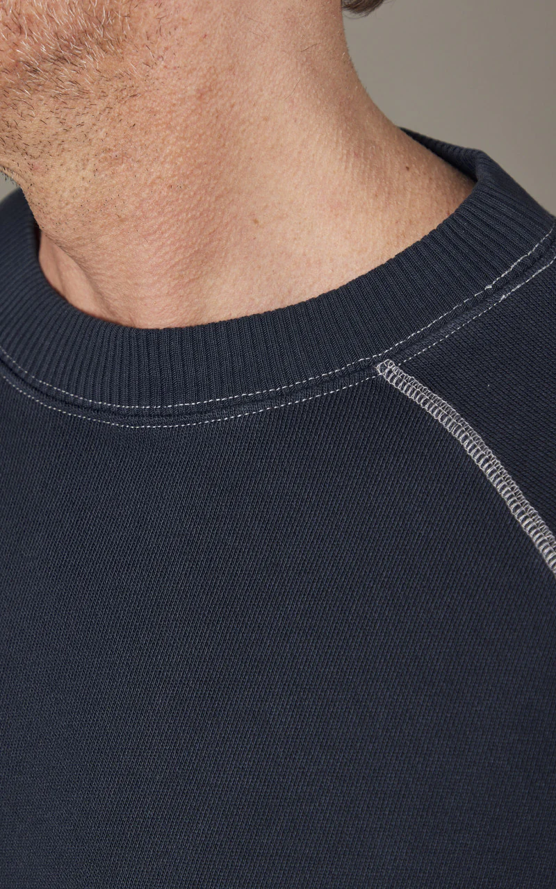 Merz b. Schwanen RGSW01 Sweatshirt Denim Blue - Image 5