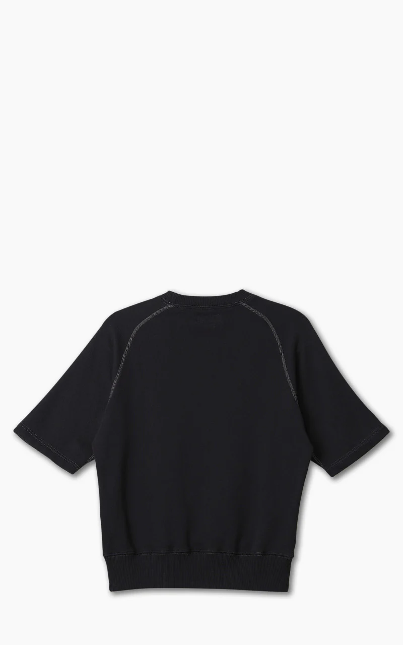Merz b. Schwanen RGSW02 Sweatshirt Short Sleeve Charcoal - Image 3