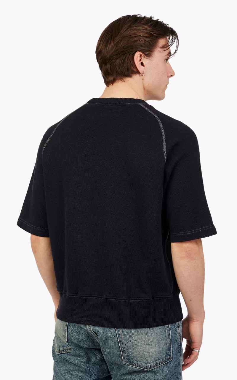 Merz b. Schwanen RGSW02 Sweatshirt Short Sleeve Charcoal - Image 5