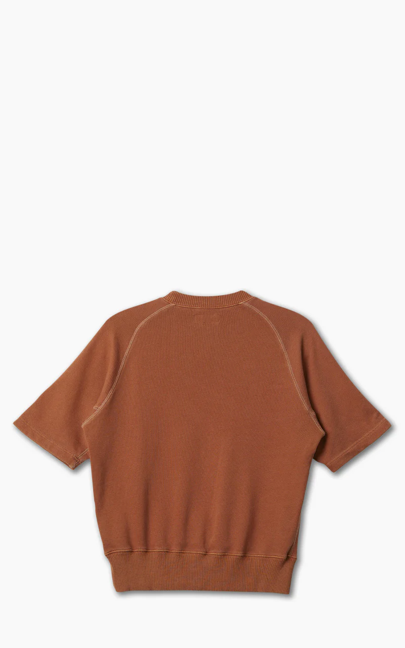 Merz b. Schwanen RGSW02 Sweatshirt Short Sleeve Teak - Image 3