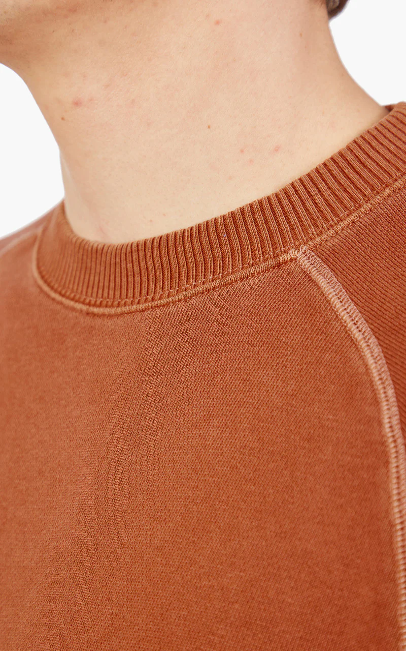Merz b. Schwanen RGSW02 Sweatshirt Short Sleeve Teak - Image 7