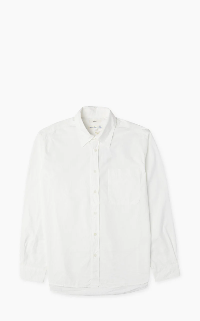 Merz b. Schwanen SHIRT01 Relaxed Fit Shirt White