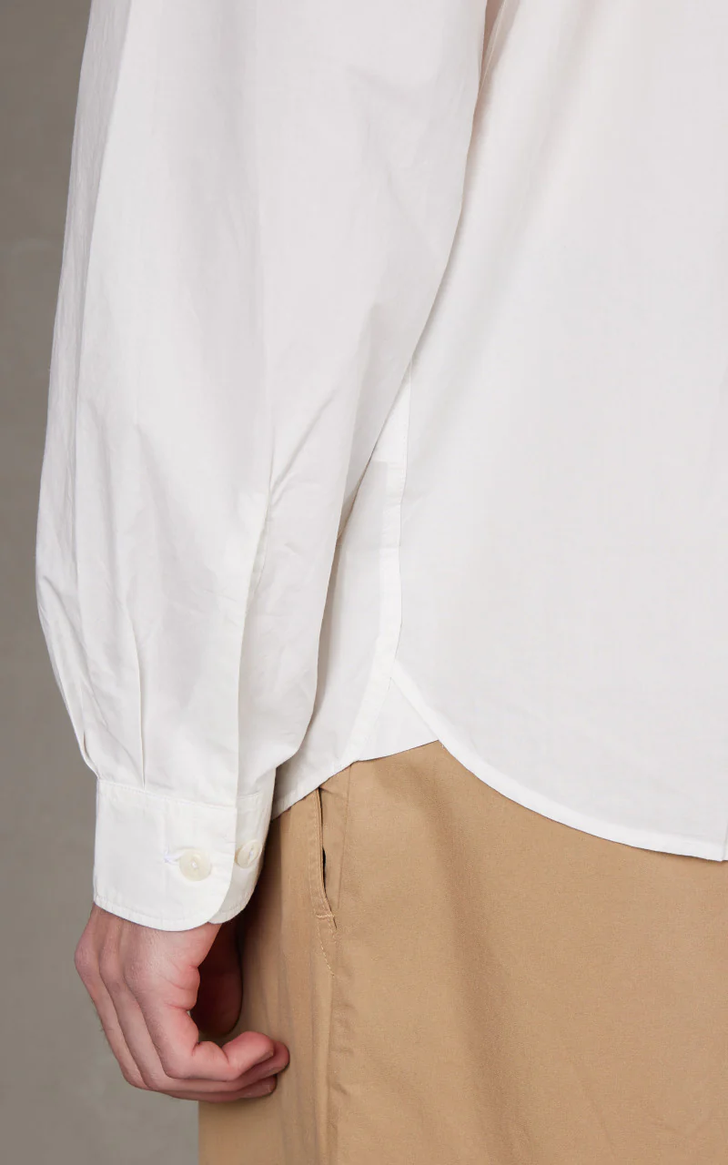 Merz b. Schwanen SHIRT01 Relaxed Fit Shirt White - Image 7