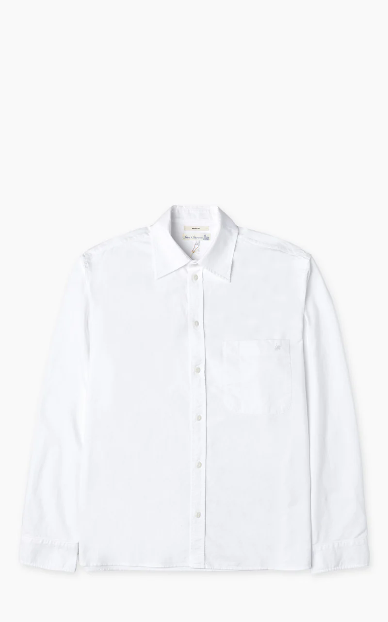 Merz b. Schwanen SHIRT11OX Oxford Shirt White