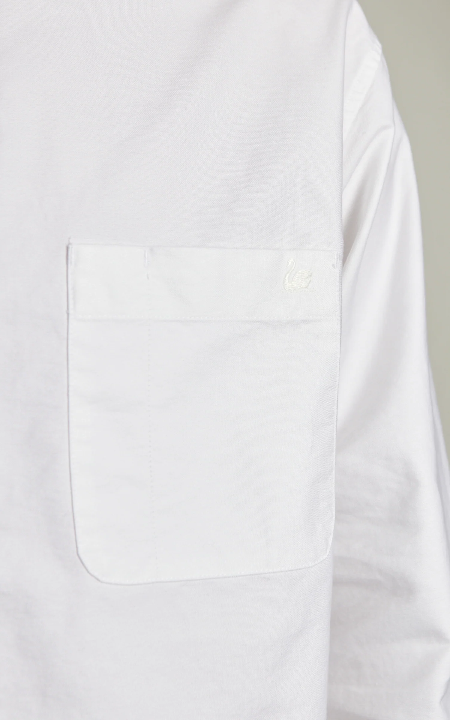 Merz b. Schwanen SHIRT19OX Oxford Shirt White - Image 4