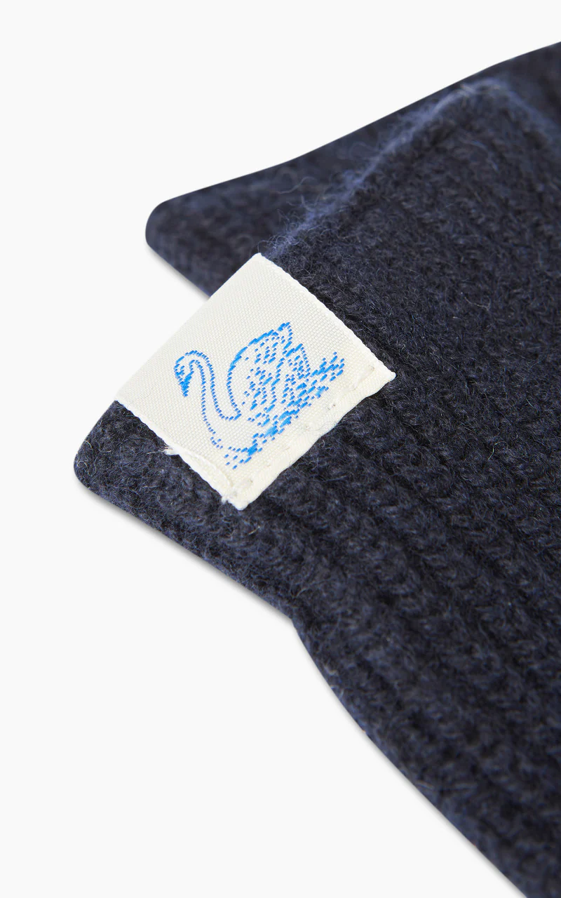 Merz b. Schwanen SKWW02 Wrist Warmers Dark Navy - Image 2