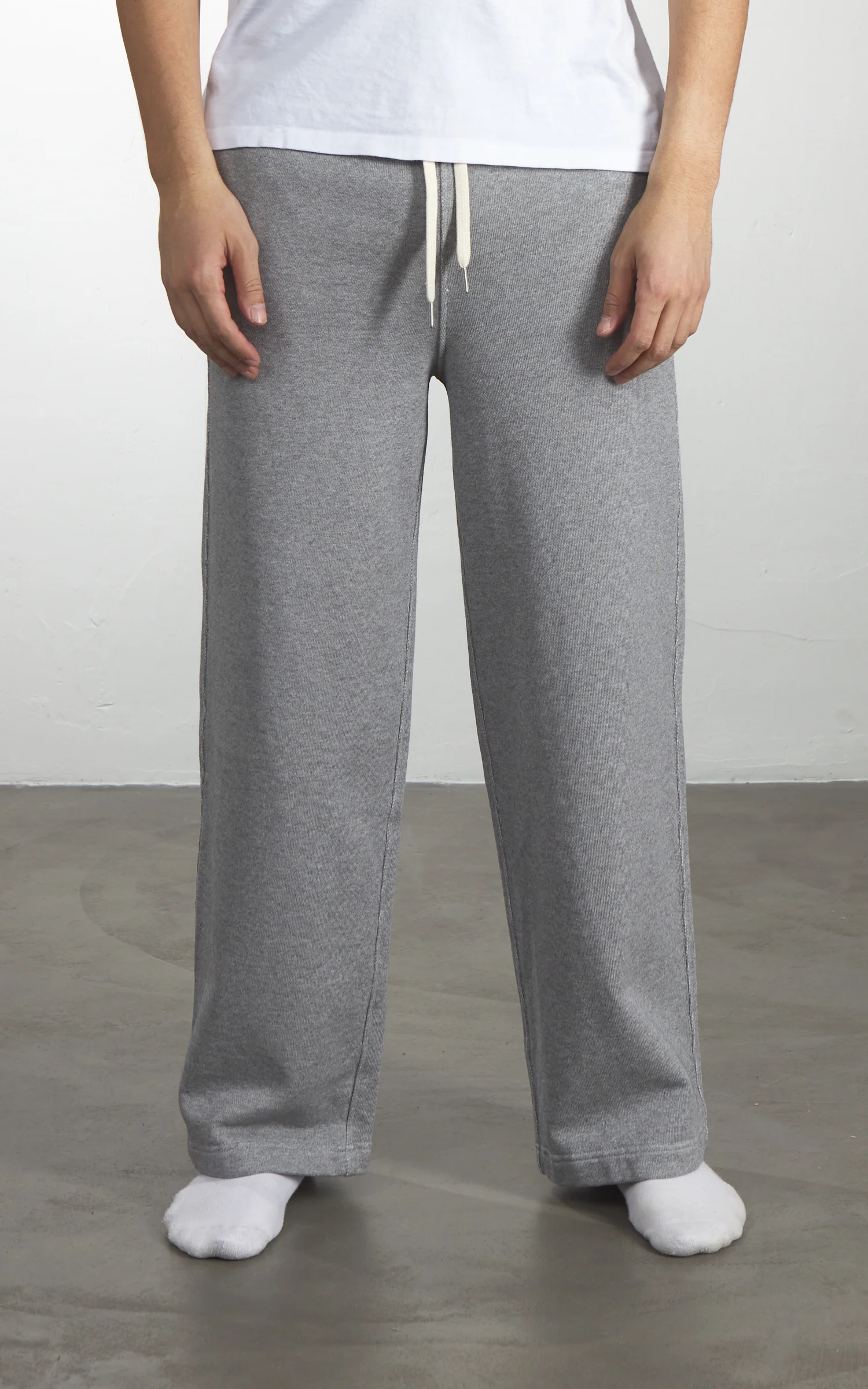 Merz b. Schwanen SWEATPTS03 Sweatpants Grey Melange - Image 2