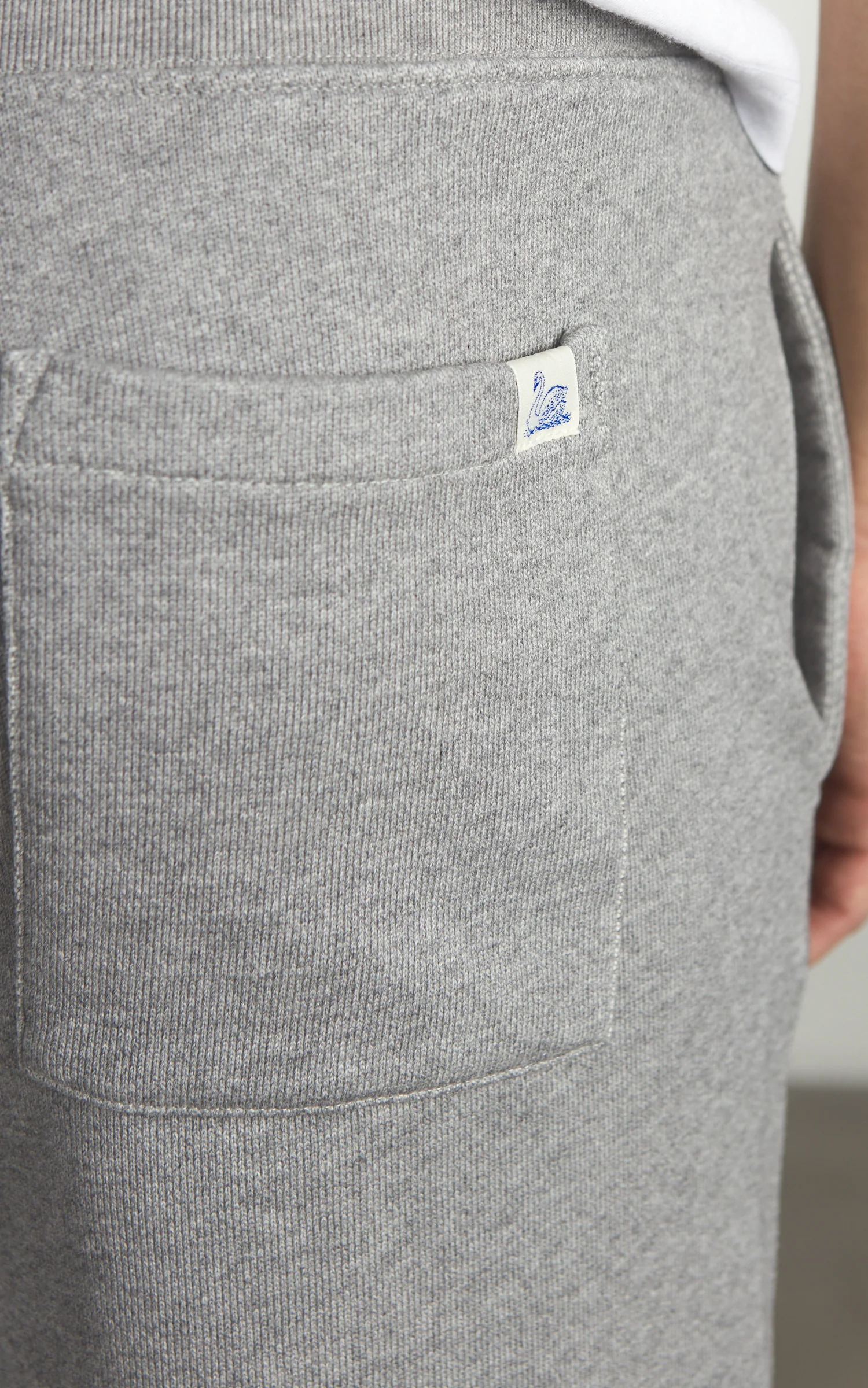 Merz b. Schwanen SWEATPTS03 Sweatpants Grey Melange - Image 5