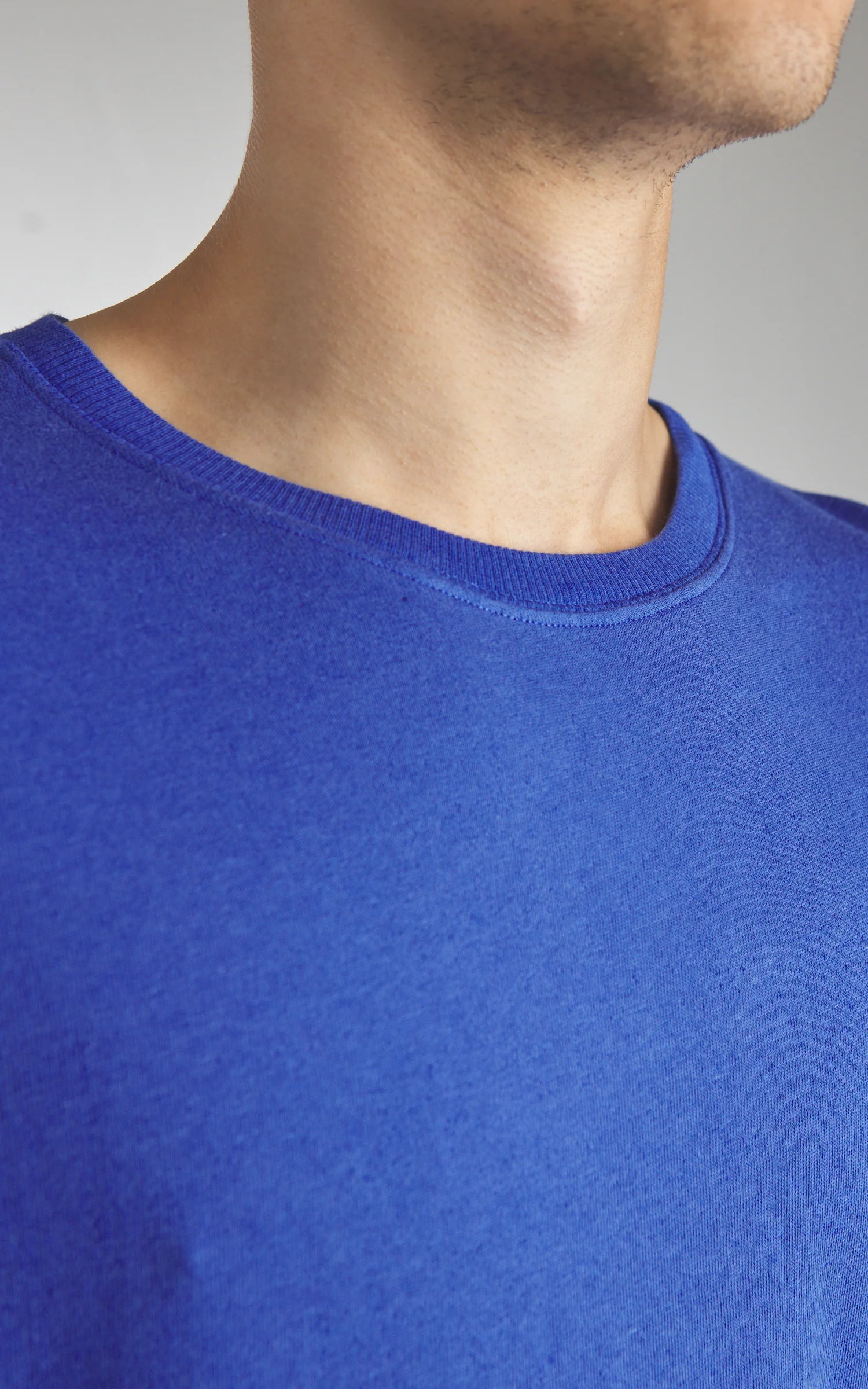 Merz b. Schwanen TLS05 Terry Longsleeve Vintage Blue - Image 6