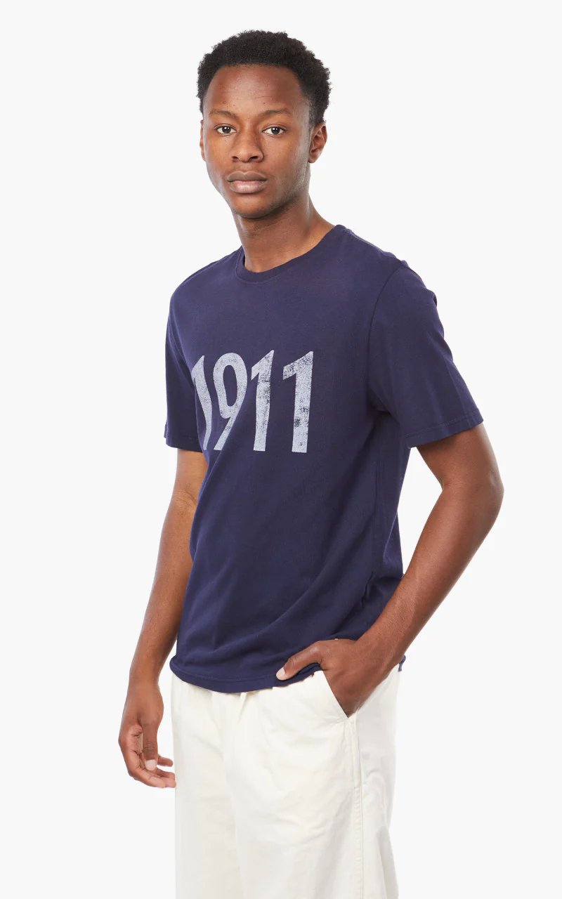 Merz b. Schwanen TRCT05 GOOD TRAINING T-Shirt Deep Blue - Image 5